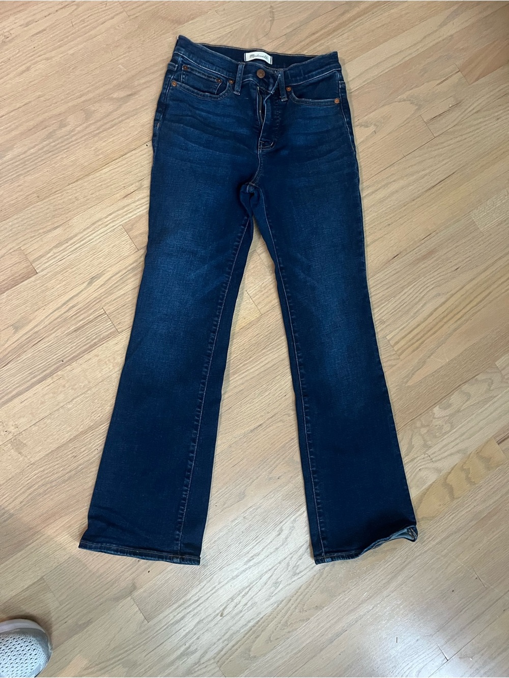 Women's Madewell Dark Blue Bootcut Jeans